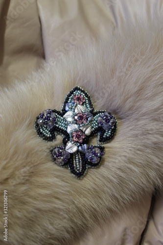 It is fashionable to wear brooches on clothes, on bags - everywhere
