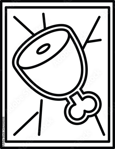 Food vacuum bag icon