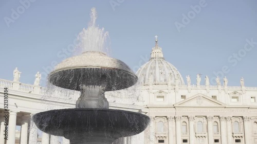 Fontana delle Naiadi in Italy, low angle photo