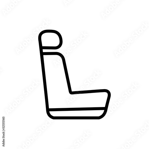 Car seat icon