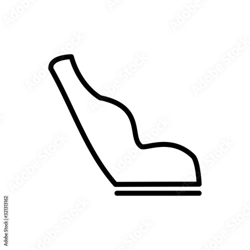 Car seat icon