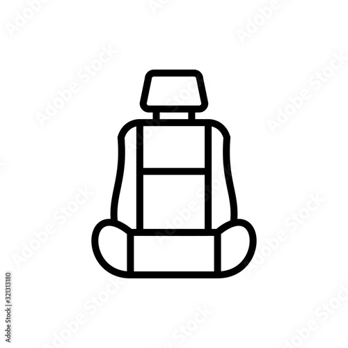 Car seat icon