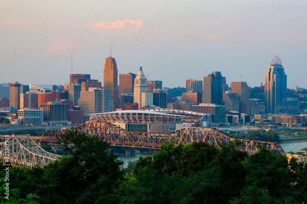 Obraz premium Downtown Cincinnati
