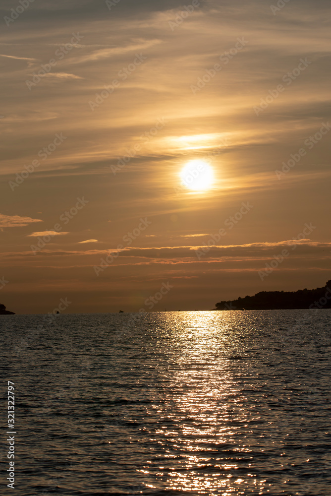 Sunset Over Adriatic Sea