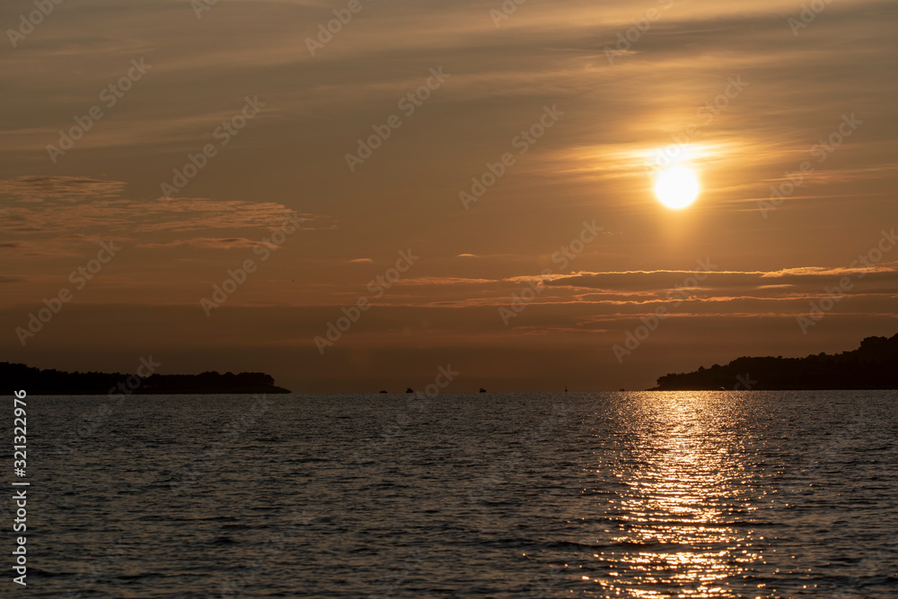 Sunset Over Adriatic Sea