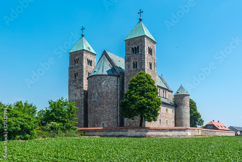 Romanesque collegiate church of St. Mary and St. Alexius in Tum, Poland photo