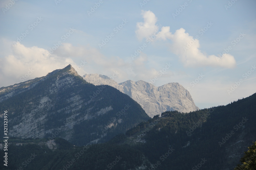 Obraz premium mountains and clouds