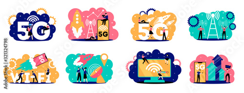 5G Internet Compositions Set