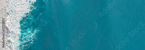 Obraz na płótnie ocean z lotu ptaka