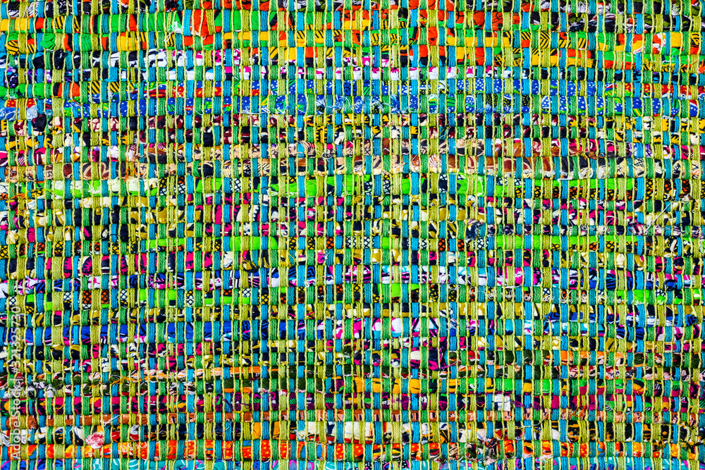 Woven fabrics of the handmade Woven fabrics of the handmade