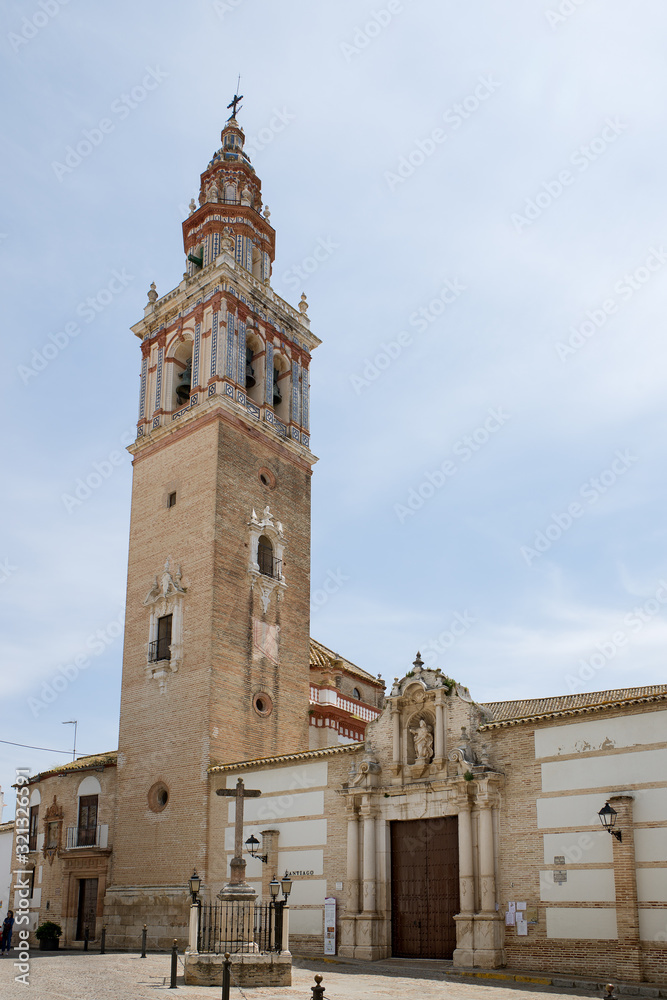 Streets and buildings of Esija - a small Andalusian town, Spain