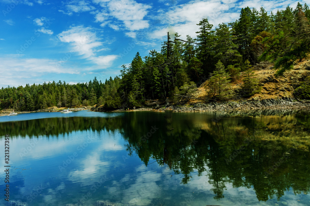 Great summer day at Smuggler's Cove, Sunshine Coast, BC, Canada