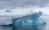 Beautiful icebergs in stunning icy landscapes, Chiriguano Bay, Fournier Bay, Antarctica