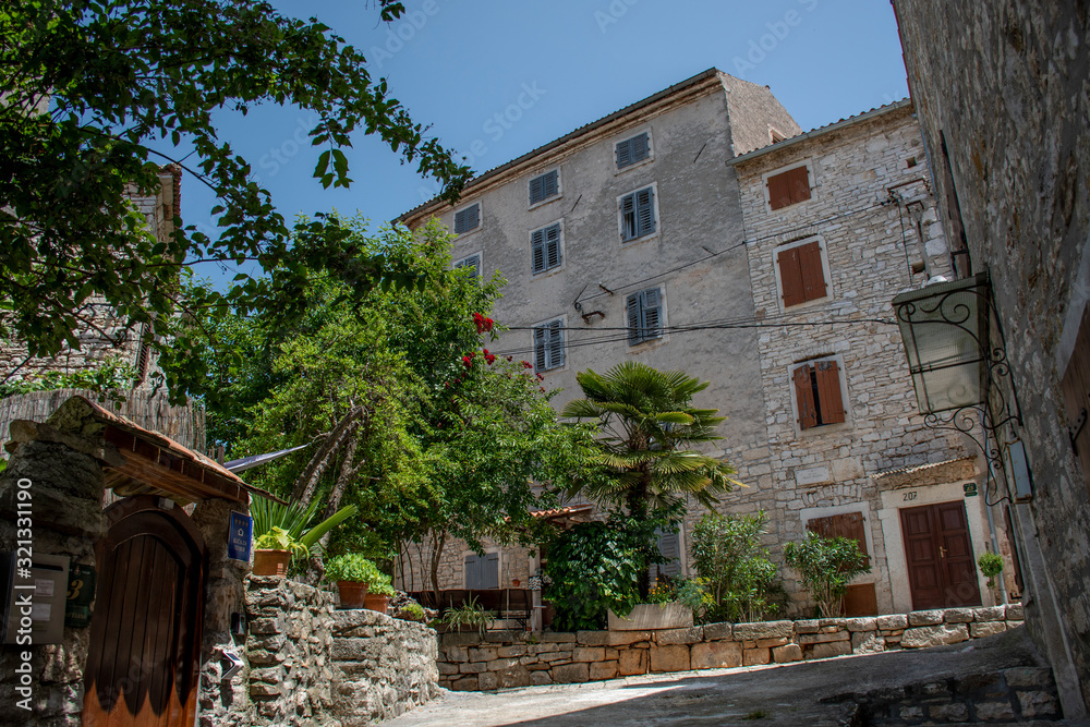 Medieval town of Bale, Istria, Croatia.