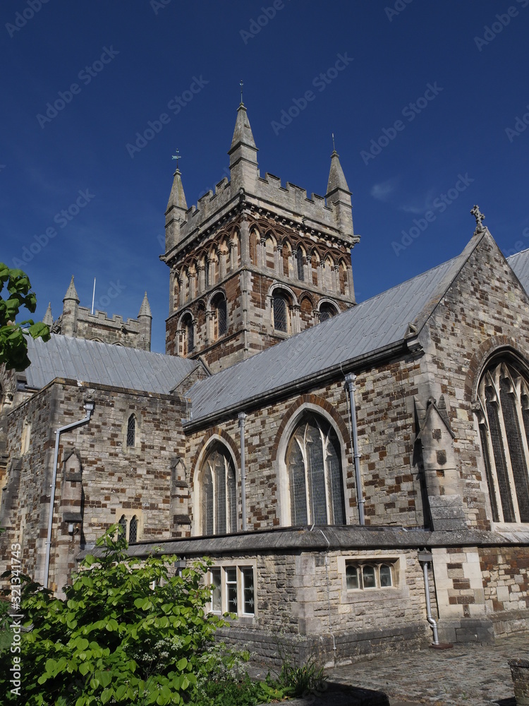 The Minster church in Wimborne Minster, Dorset, UK 