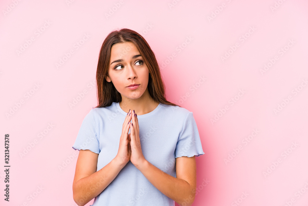 Young caucasian woman wearing a ski clothes isolated making up plan in mind, setting up an idea. Young caucasian woman wearing a ski clothes isolated making up plan in mind, setting up an idea.