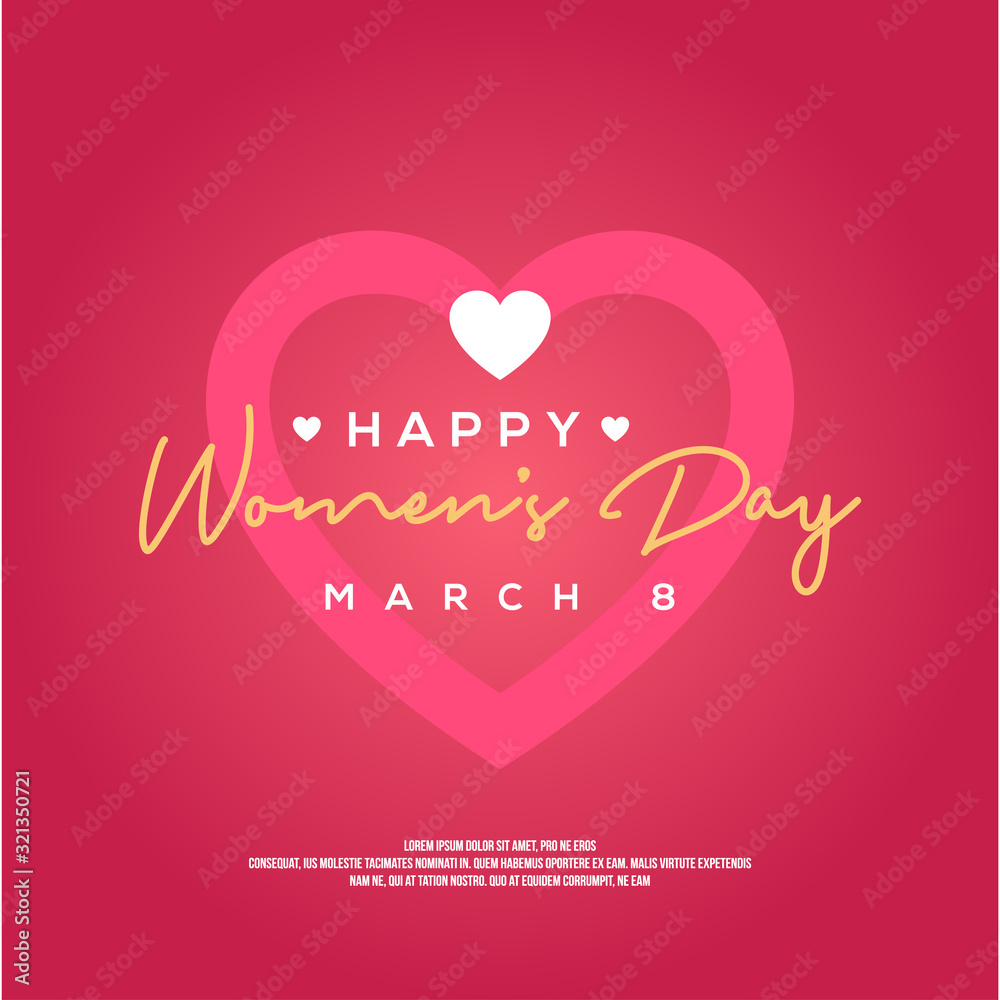 International Women s Day Vector Design For Banner or Background