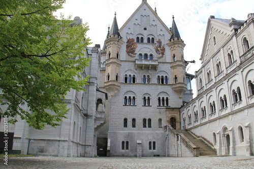 castle courtyard