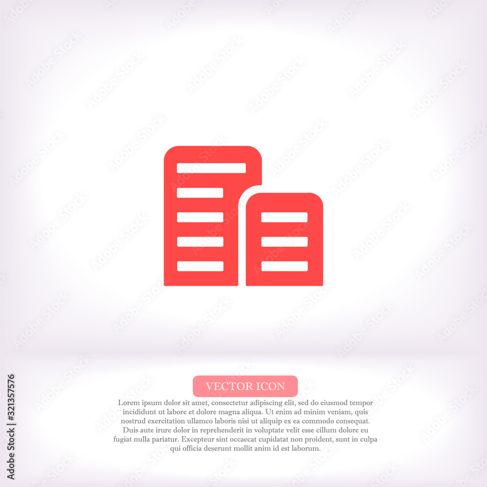 List vector icon , lorem ipsum Flat design List vector icon , lorem ipsum Flat design