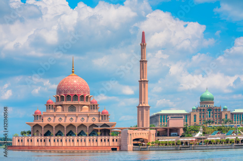 Photography Putra Mosque in Kuala Lumpur, Malaysia.
