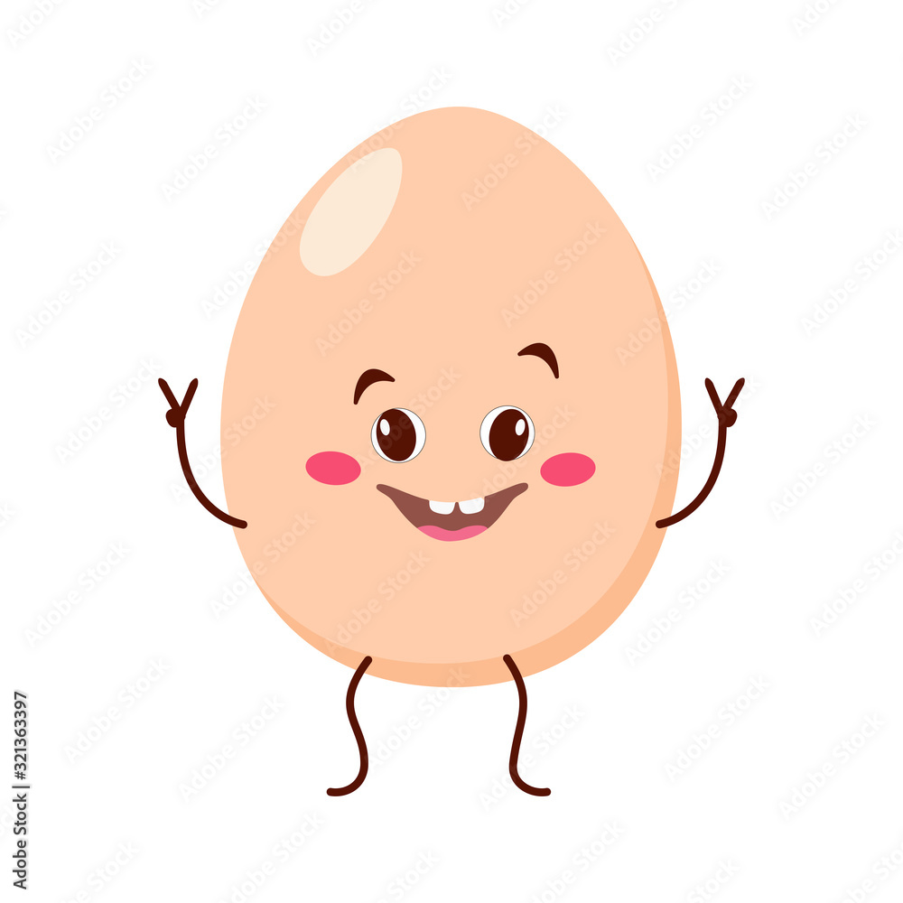 Cute cartoon character Egg Cute cartoon character Egg