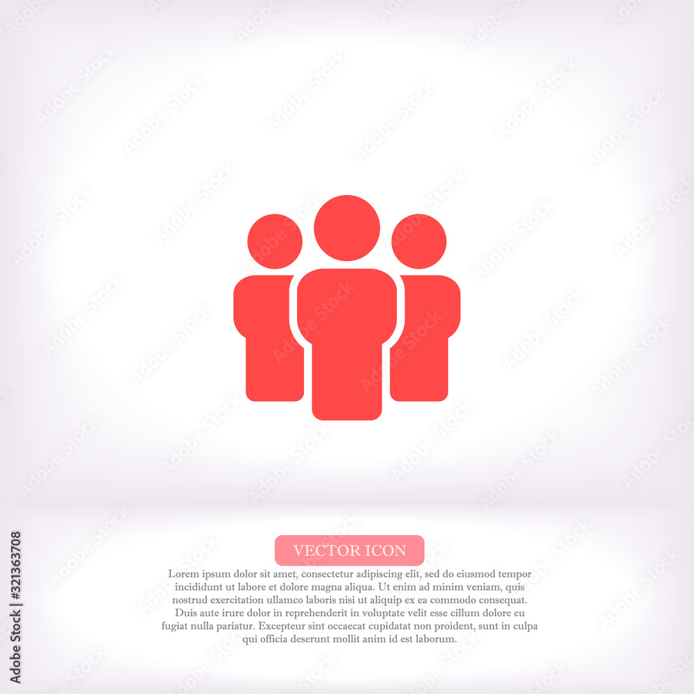 Vector people icon design 10 eps illustration Flat design Vector people icon design 10 eps illustration Flat design