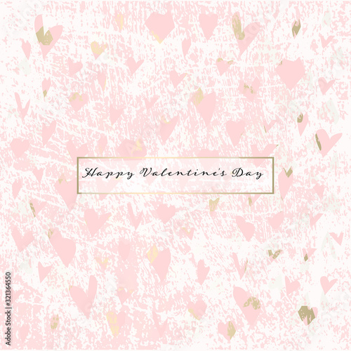 Valentines day hearts banner template for social media design