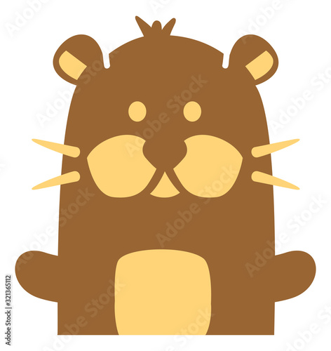 Otter cuddle icon