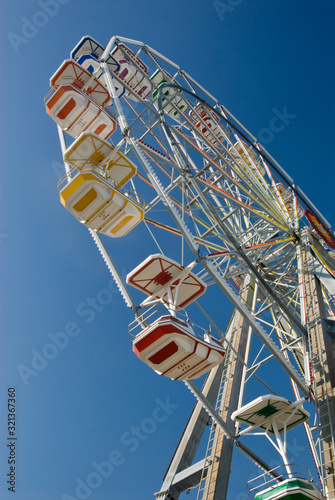 Ferris Wheel at an Amusement Park