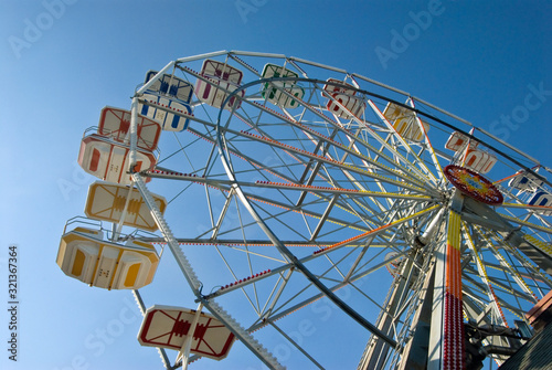 Ferris Wheel at an Amusement Park