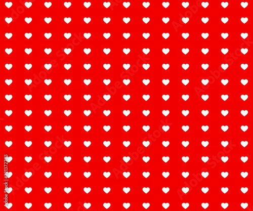 Heart pattern red background. Love and romantic background.