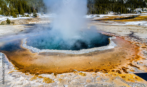 CRESTED POOL, YELLOWSTONE