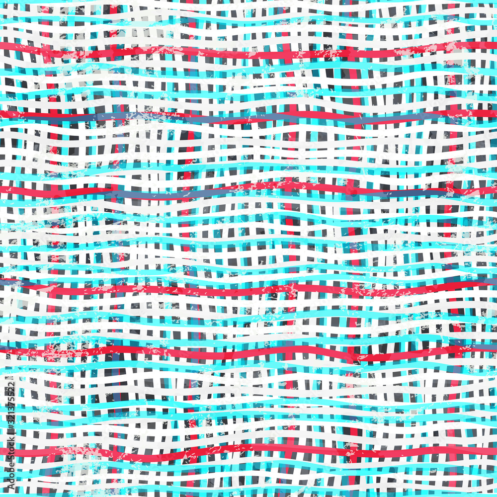 Fototapeta premium abstract cotton seamless pattern with grunge effect