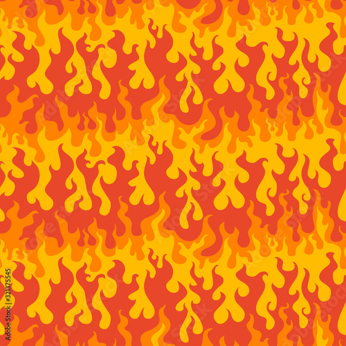 abstract fire seamless pattern