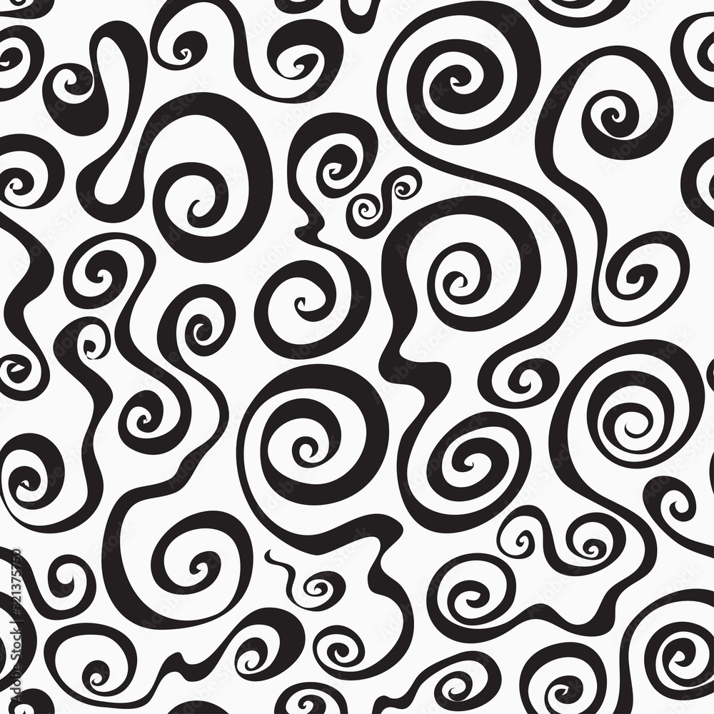 abstract monochrome curved lines seamless abstract monochrome curved lines seamless