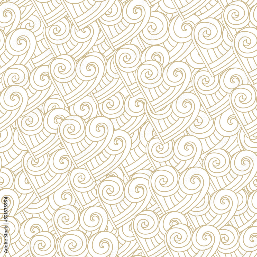 abstract white hearts seamless