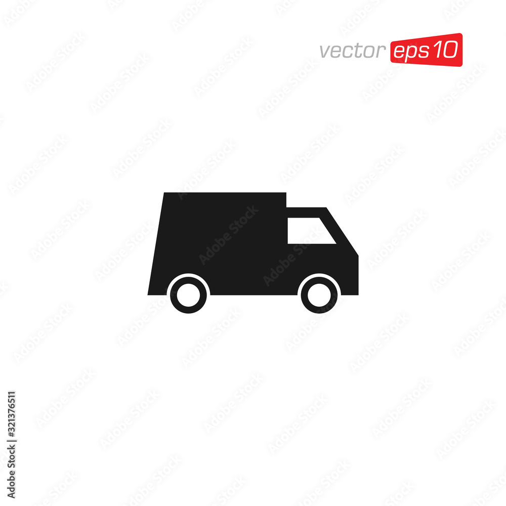 Truck Delivery Icon Design Illustration Truck Delivery Icon Design Illustration