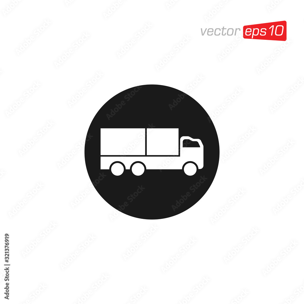 Truck Delivery Icon Design Illustration Truck Delivery Icon Design Illustration
