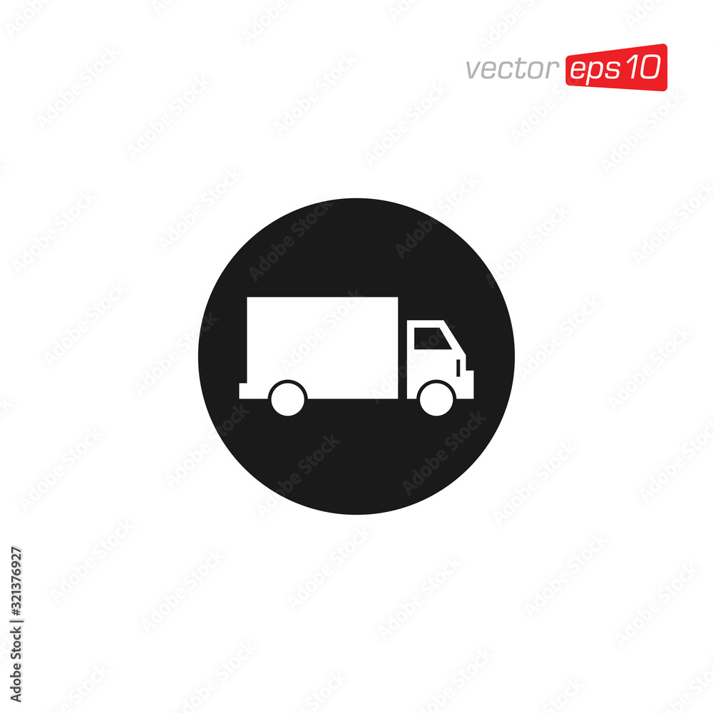 Truck Delivery Icon Design Illustration Truck Delivery Icon Design Illustration
