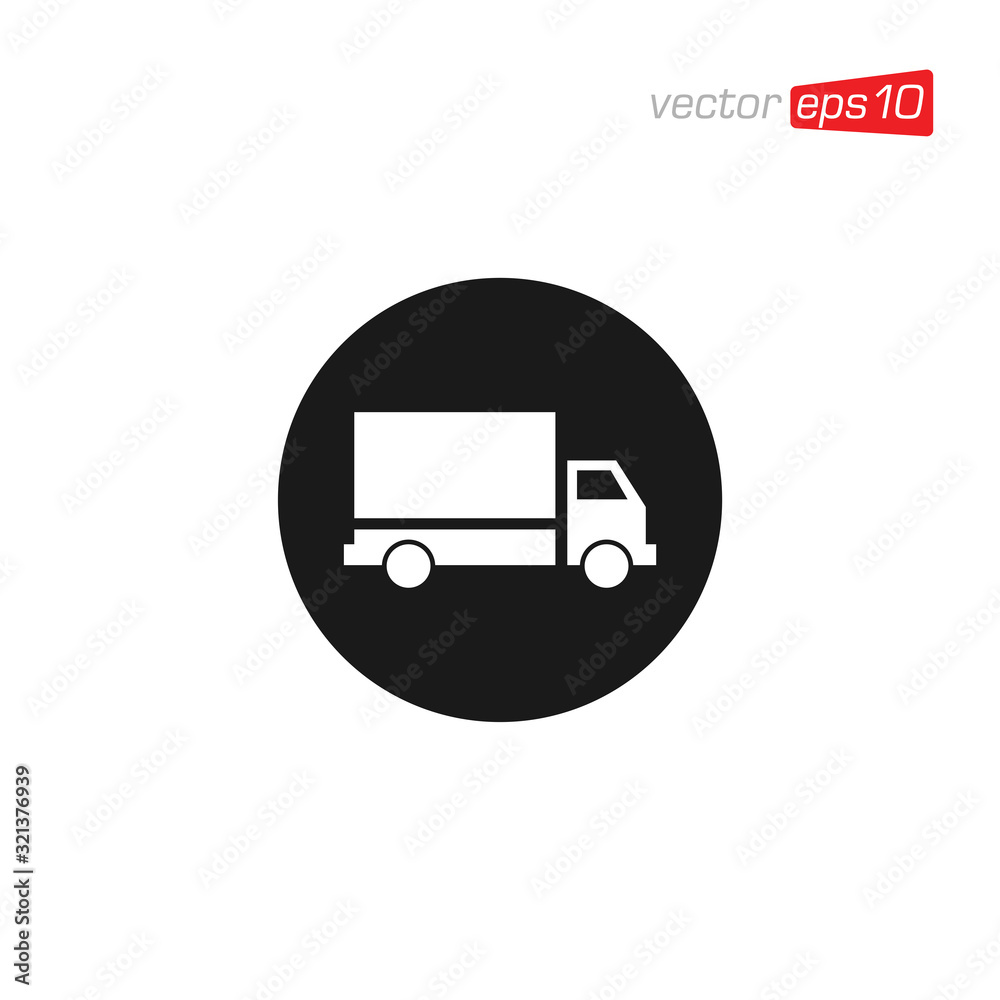 Truck Delivery Icon Design Illustration Truck Delivery Icon Design Illustration