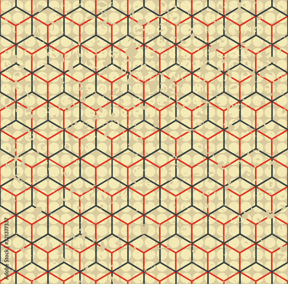 Naklejka premium grunge cell simless