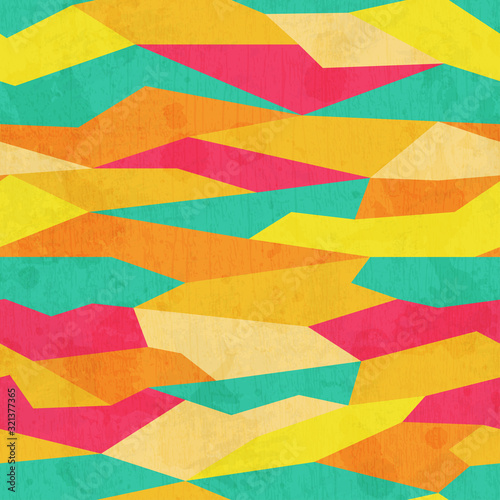 grunge colored triangle seamless pattern