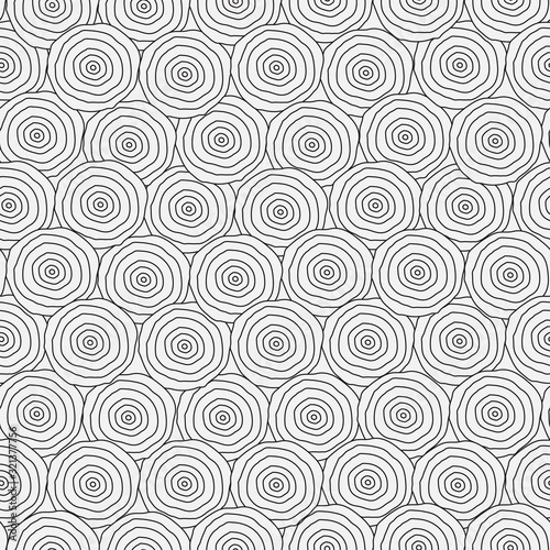 monochrome circles seamless texture © gudinny