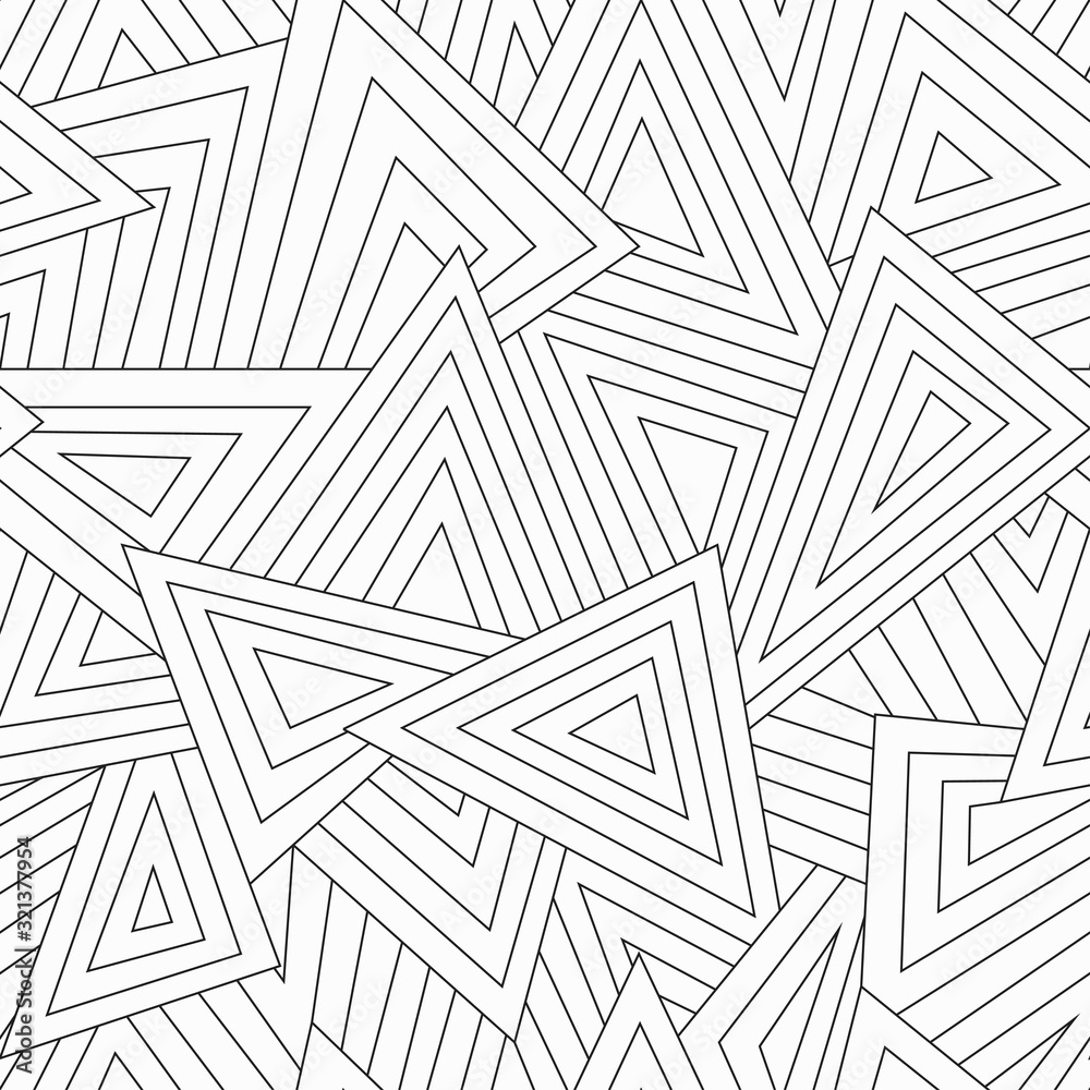 monochrome scattered triangle seamless texture