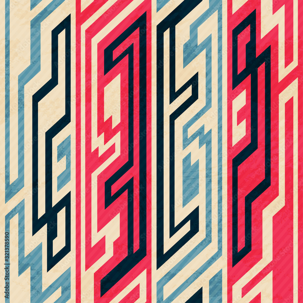 retro geometric seamless pattern retro geometric seamless pattern
