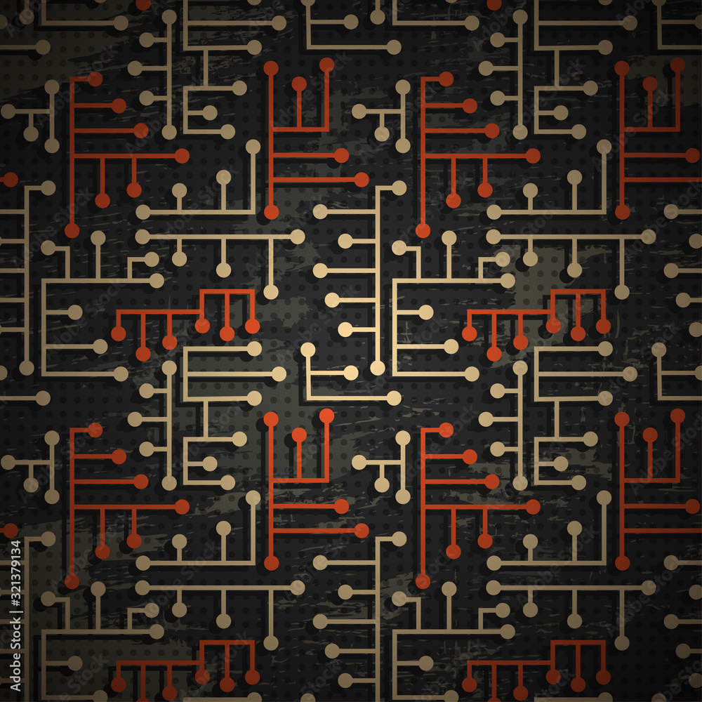 technology grunge pattern technology grunge pattern