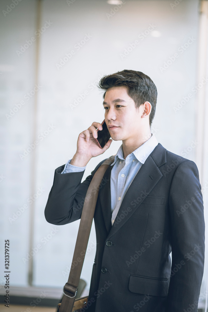 businessman working with smart phone or tablet. Modern and smart lifestyle with online mobile technology. businessman working with smart phone or tablet. Modern and smart lifestyle with online mobile technology.