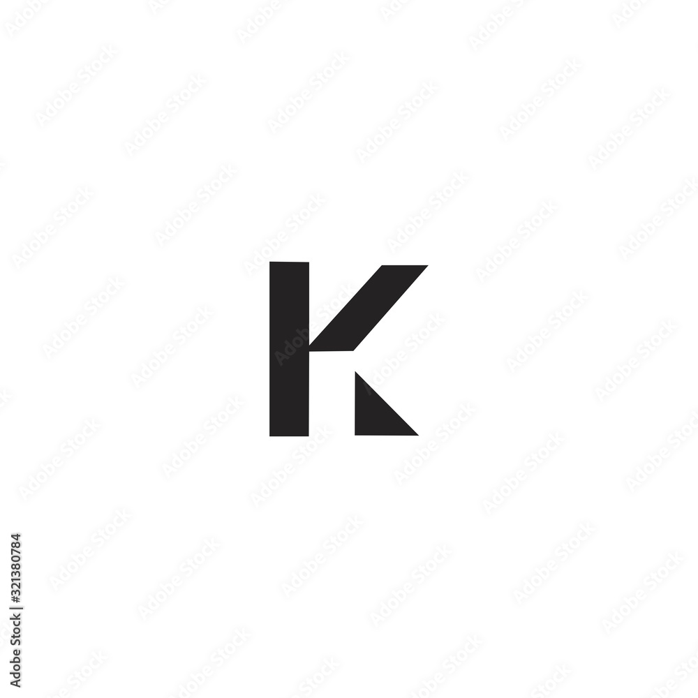 K logo icon design template elements K logo icon design template elements