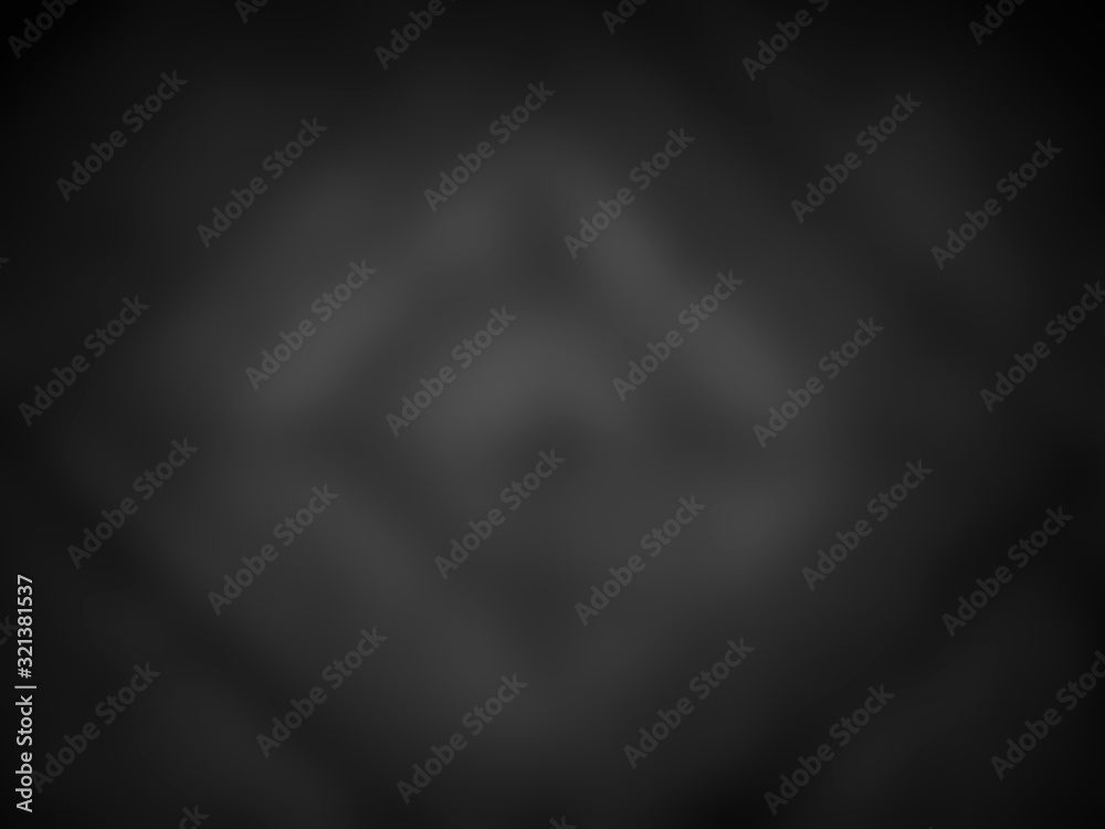 Abstract blurred beautiful black background. Dark color backdrop. Template use for advertising, wallpaper, presentation, flyer, banner, cover, business, technology. Defocused illustration