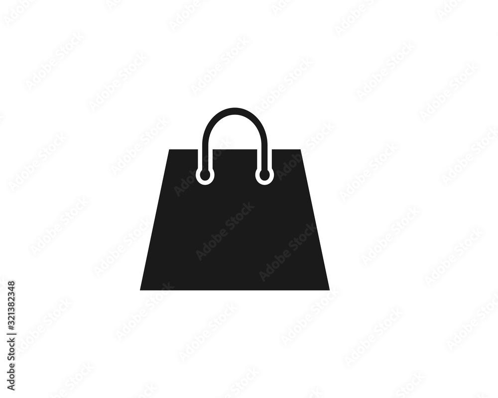 Bag Shop Icon Design Vector Bag Shop Icon Design Vector